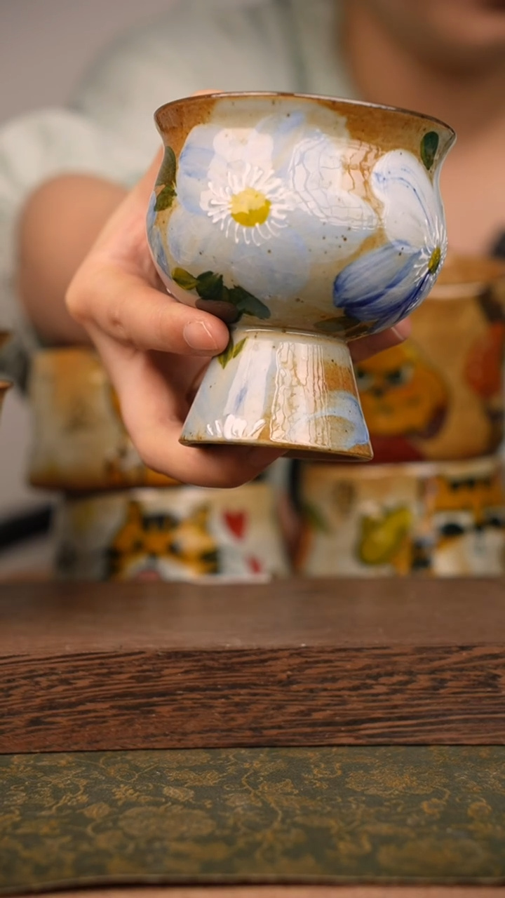 摆件泥垚手作 景德镇手工手绘器物