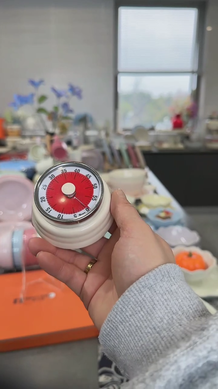 【闪购商品】瓷计时器-奶油白