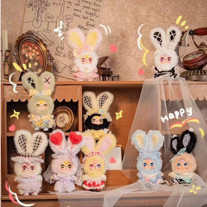 【正品】娃三岁梦回洛丽塔100体潮玩毛绒盲盒潮玩手办