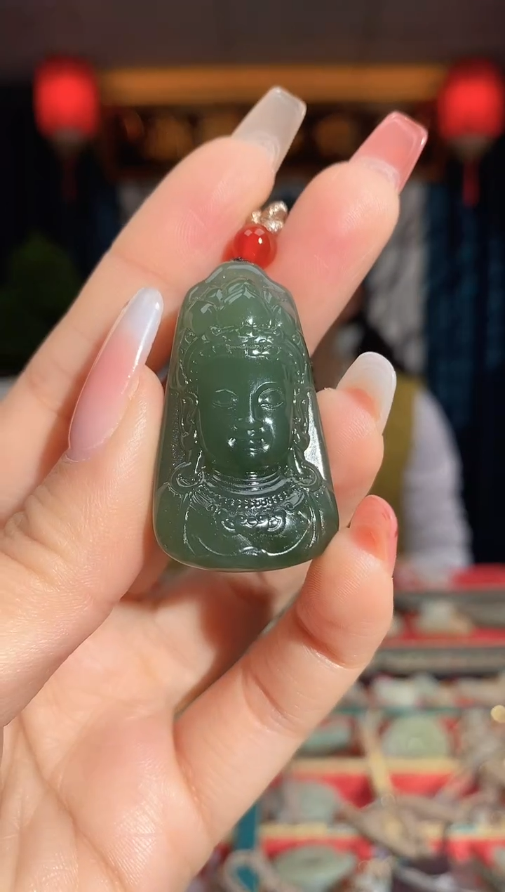 【闪购商品】和田玉未镶嵌挂件观音