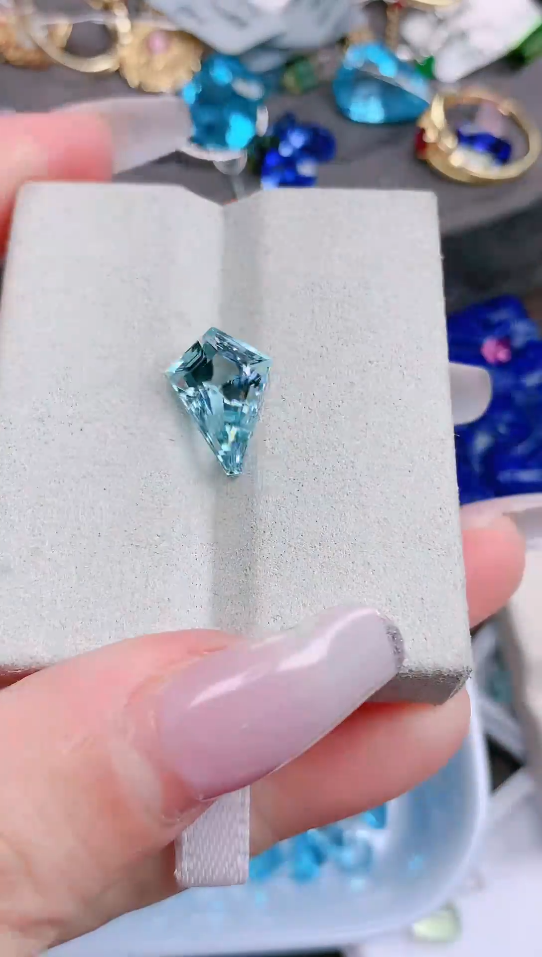 裸石海蓝宝石4.29ct