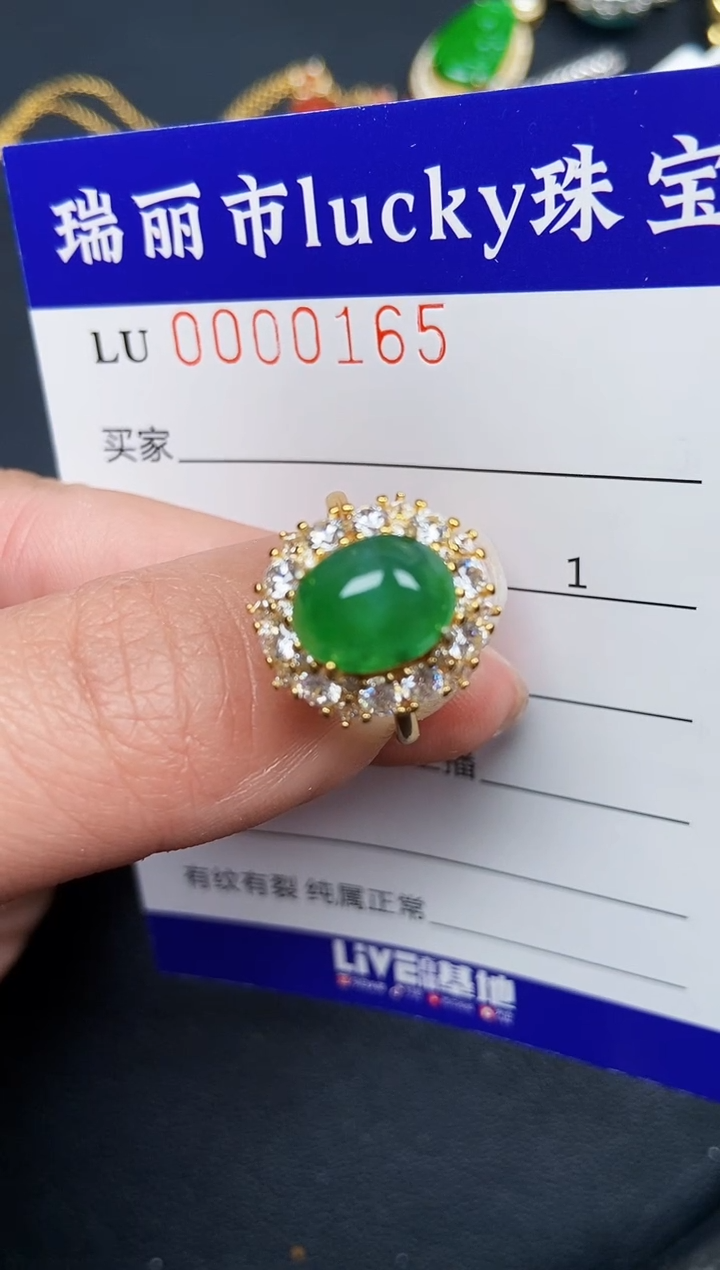 【闪购商品】翡翠颈饰银S925镶嵌0165