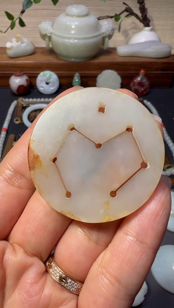 和田玉山西文物商店七星佩