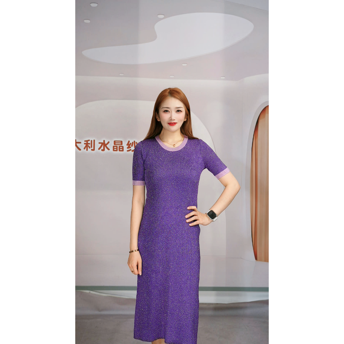 ZHENTISIMAN轻奢高定普罗旺斯连衣裙蕾丝气质针织时尚夏季LA5006