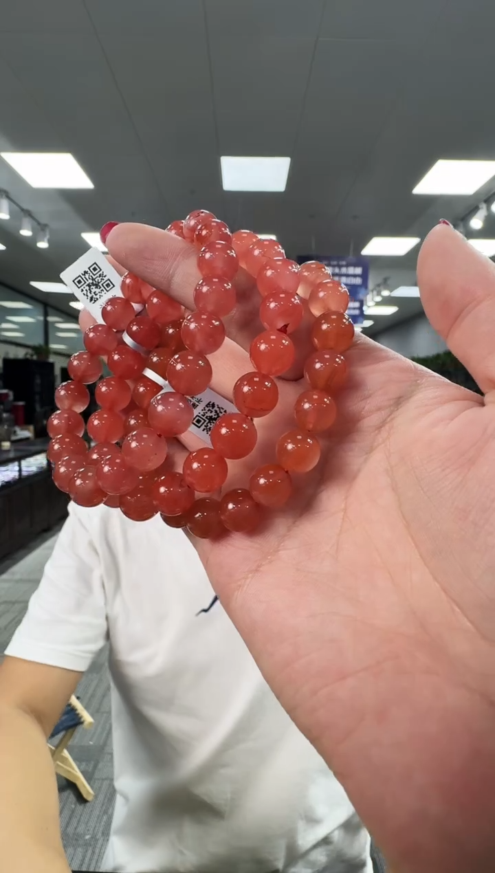 手链未镶嵌南红玛瑙GD1468 约10mm多样性发一件