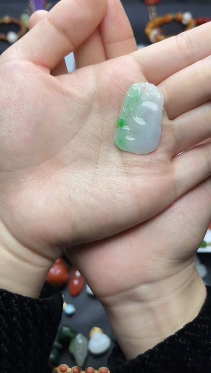 颈饰未镶嵌翡翠如意06