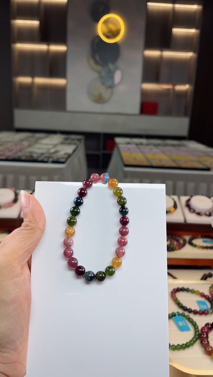 【闪购商品】碧玺单圈手串未镶嵌（多样性发一条）Q