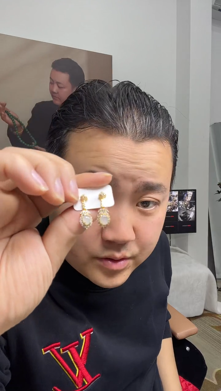 【闪购商品】翡翠戒指未镶嵌耳环