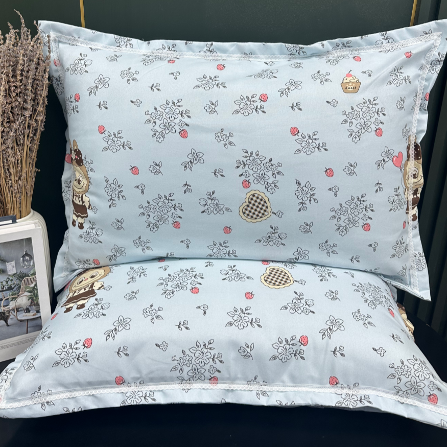 时尚款欧姐家可爱娃娃枕套（一对装）