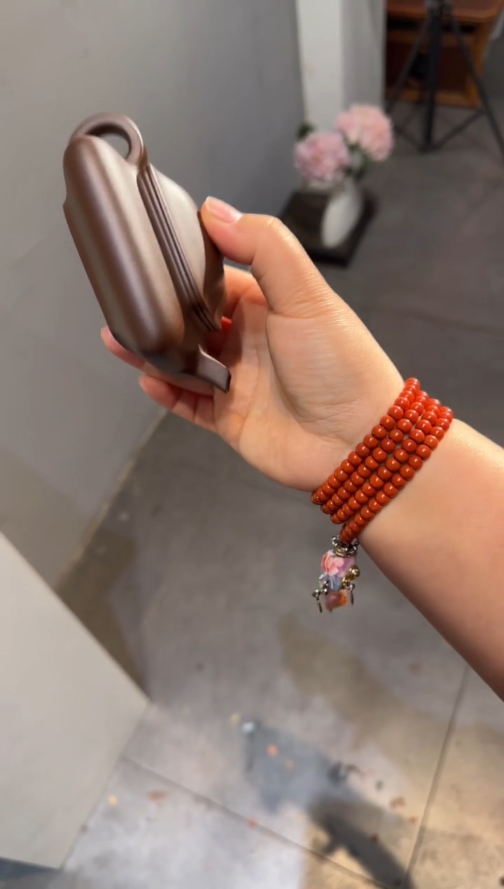 茶壶紫砂心**愿寒灰老人老紫泥140cc