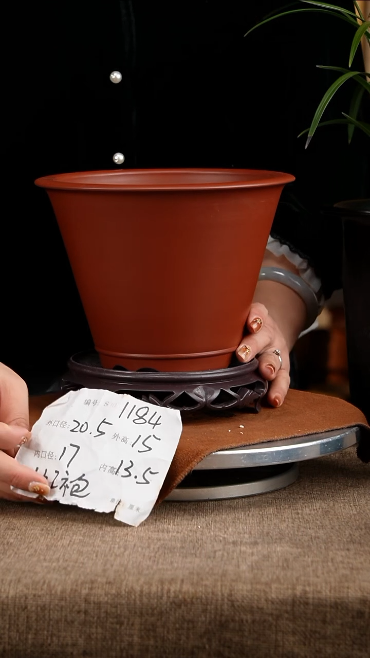 紫砂花盆花卉工艺1184+s