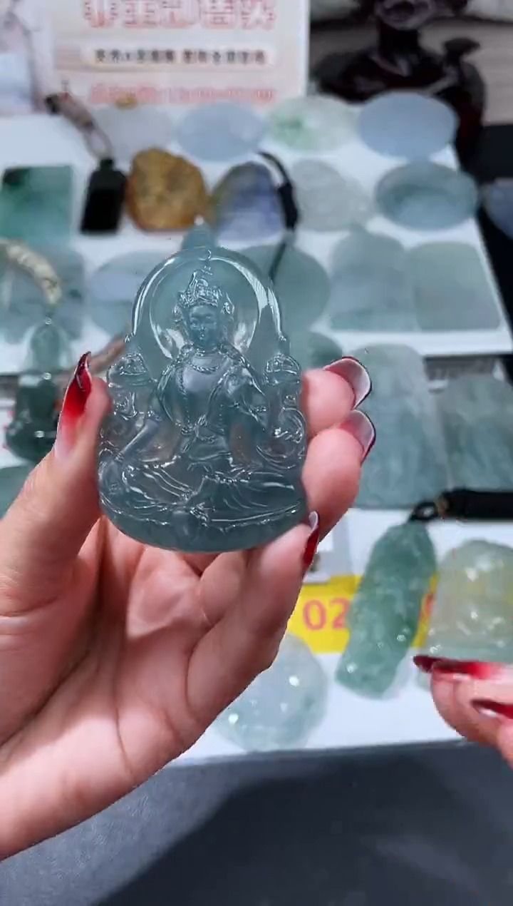 【闪购商品】定制翡翠未镶嵌不退不换随机发CMH1件-A