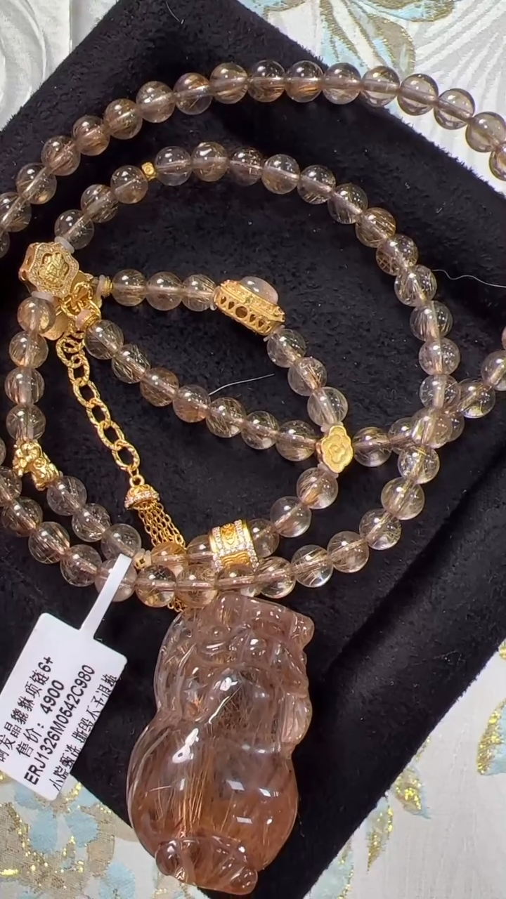 【闪购商品】水晶项链未镶嵌ERJ1326约6mm