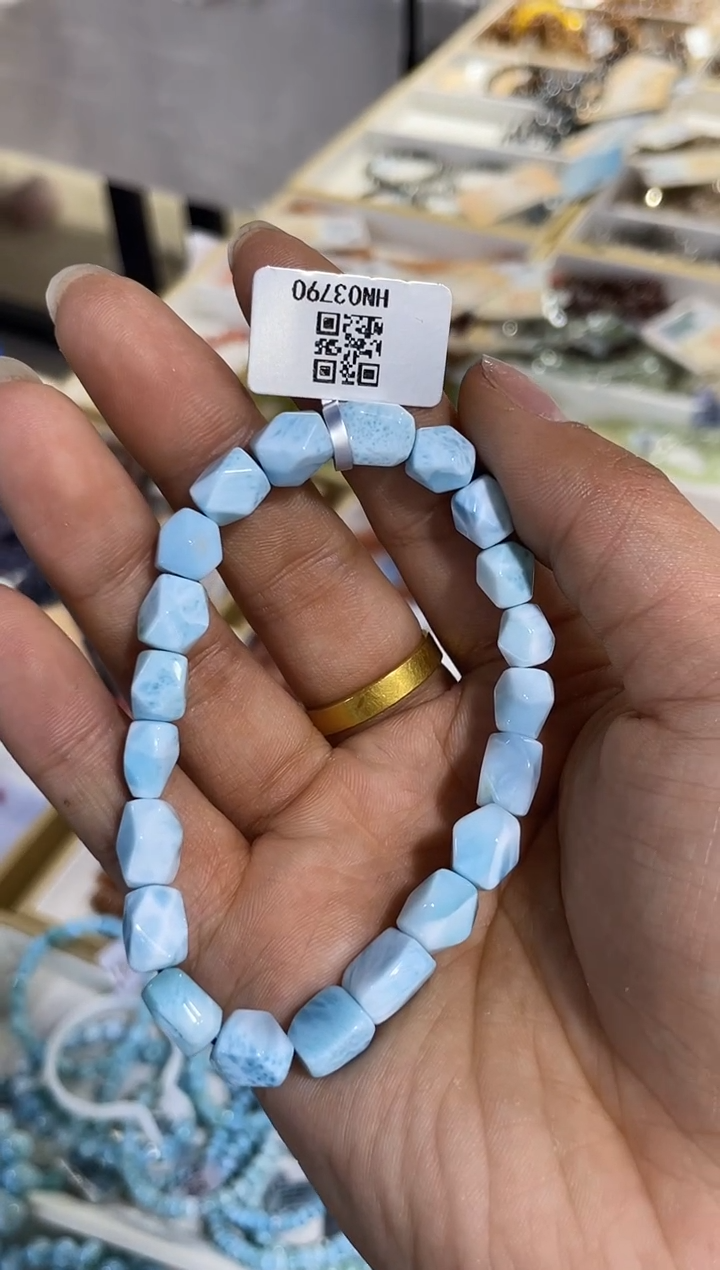 【闪购商品】针钠钙石（海纹石）手串未镶嵌手串