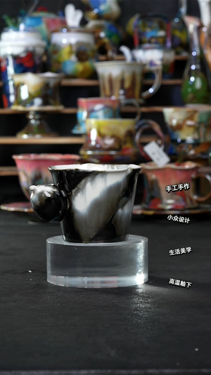 设计师款景德镇森涩手创陶瓷（食品级）727