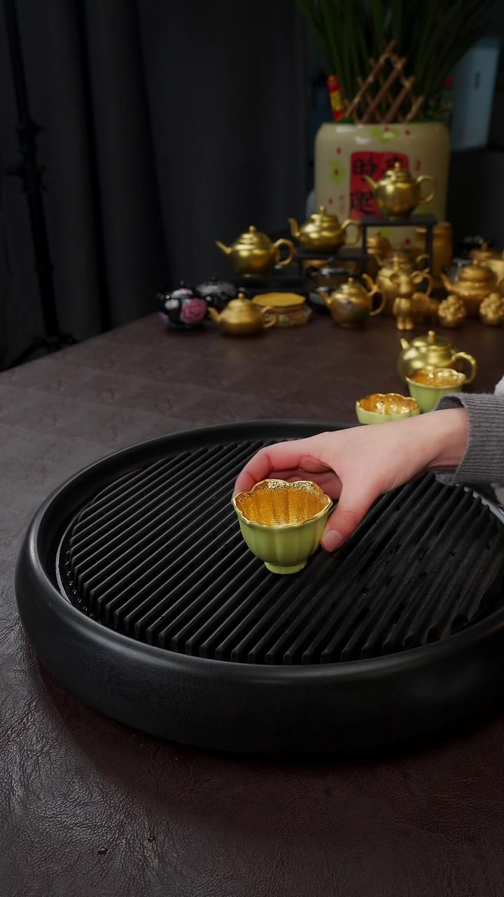 【闪购商品】杯【宜景窑欧碧鎏金系列】洛神樱花