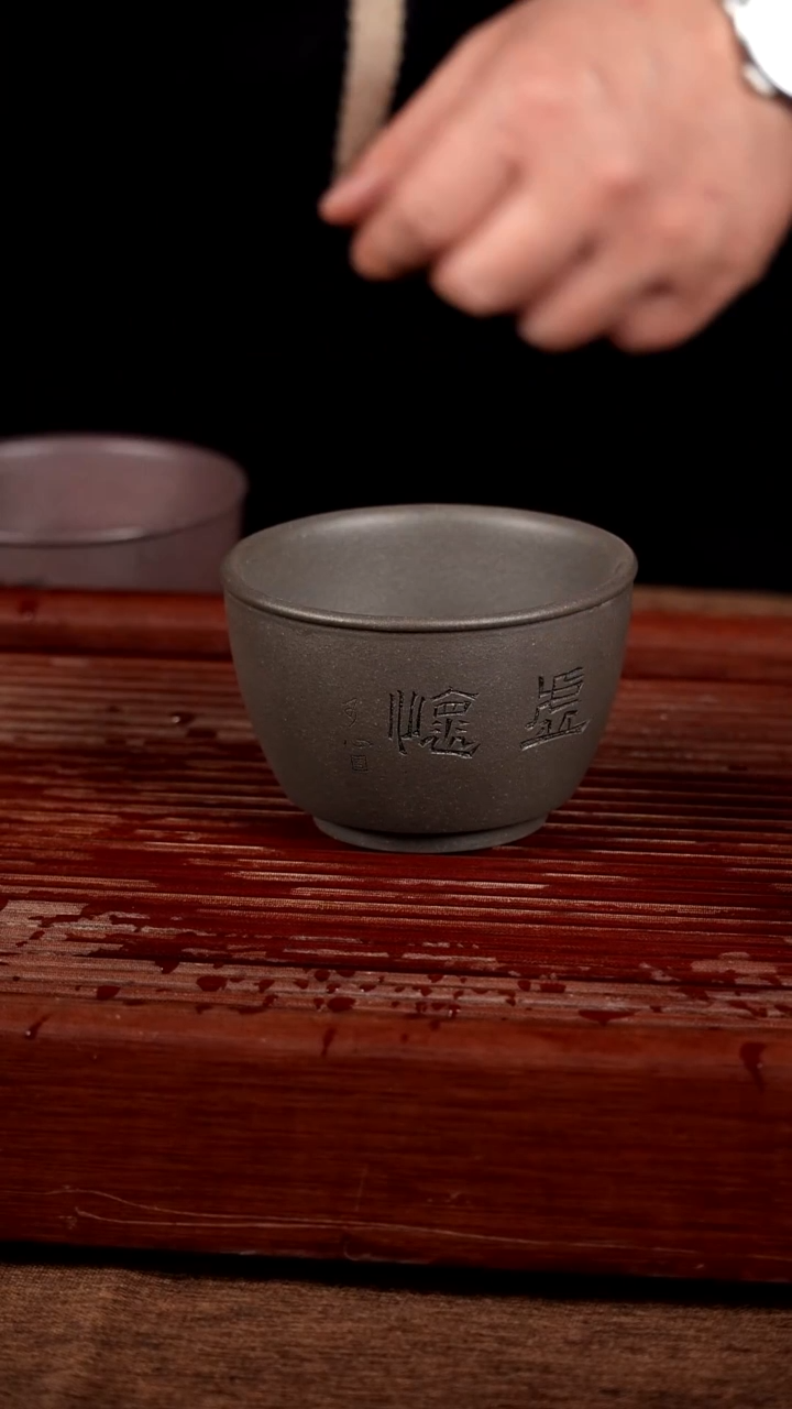 茶壶紫砂紫砂茶具紫砂茶具 清灰紫 约200CC