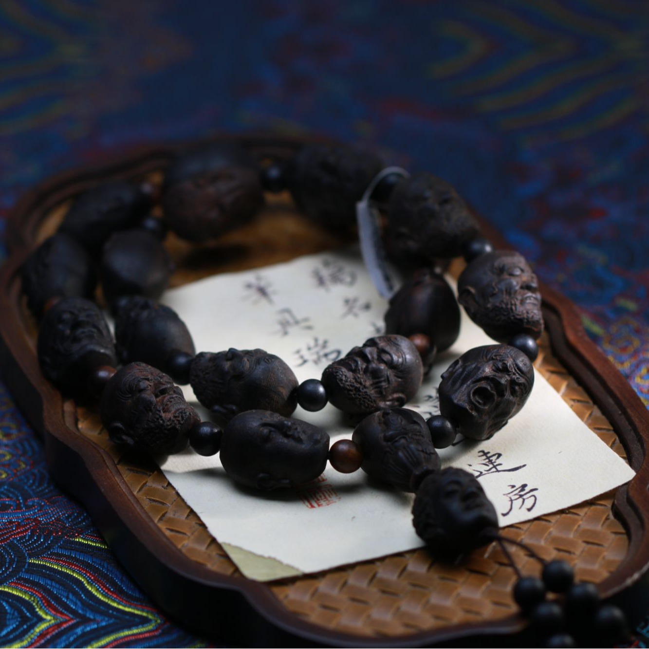 【曹总文玩】沉香木串（多样性发其一)CX756