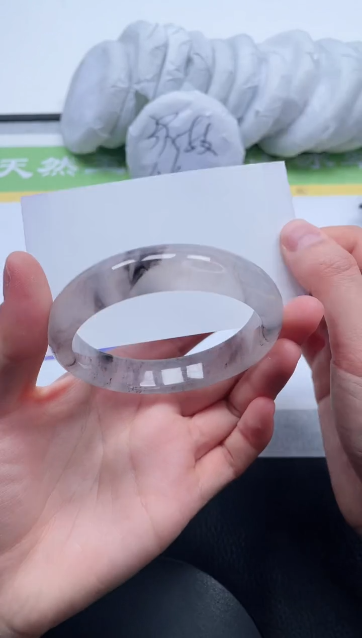 【闪购商品】石英质玉手镯未镶嵌A162-58+