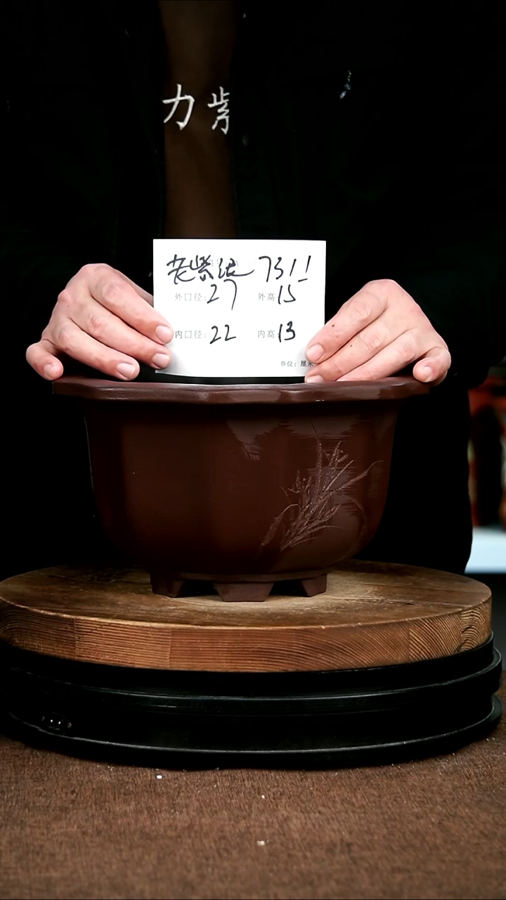 紫砂花盆花卉园艺7311