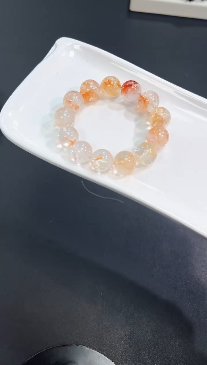 【闪购商品】水晶手串未镶嵌46a多样性发其一/1条15mm默认微瑕