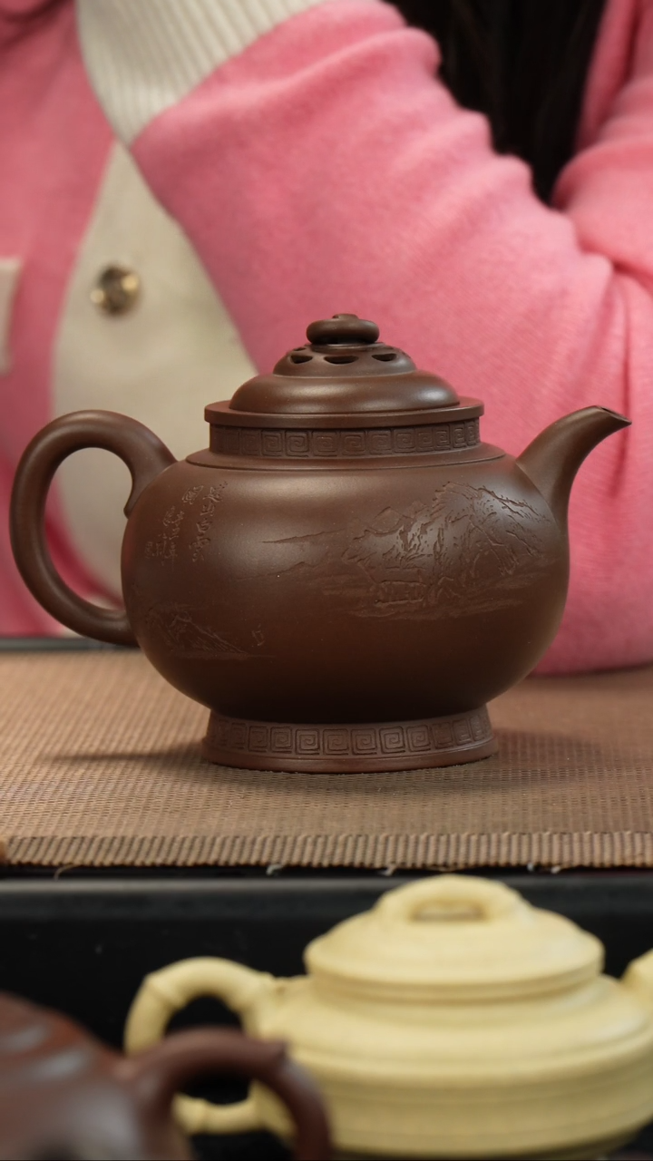 【闪购商品】紫砂茶壶底槽清宫灯