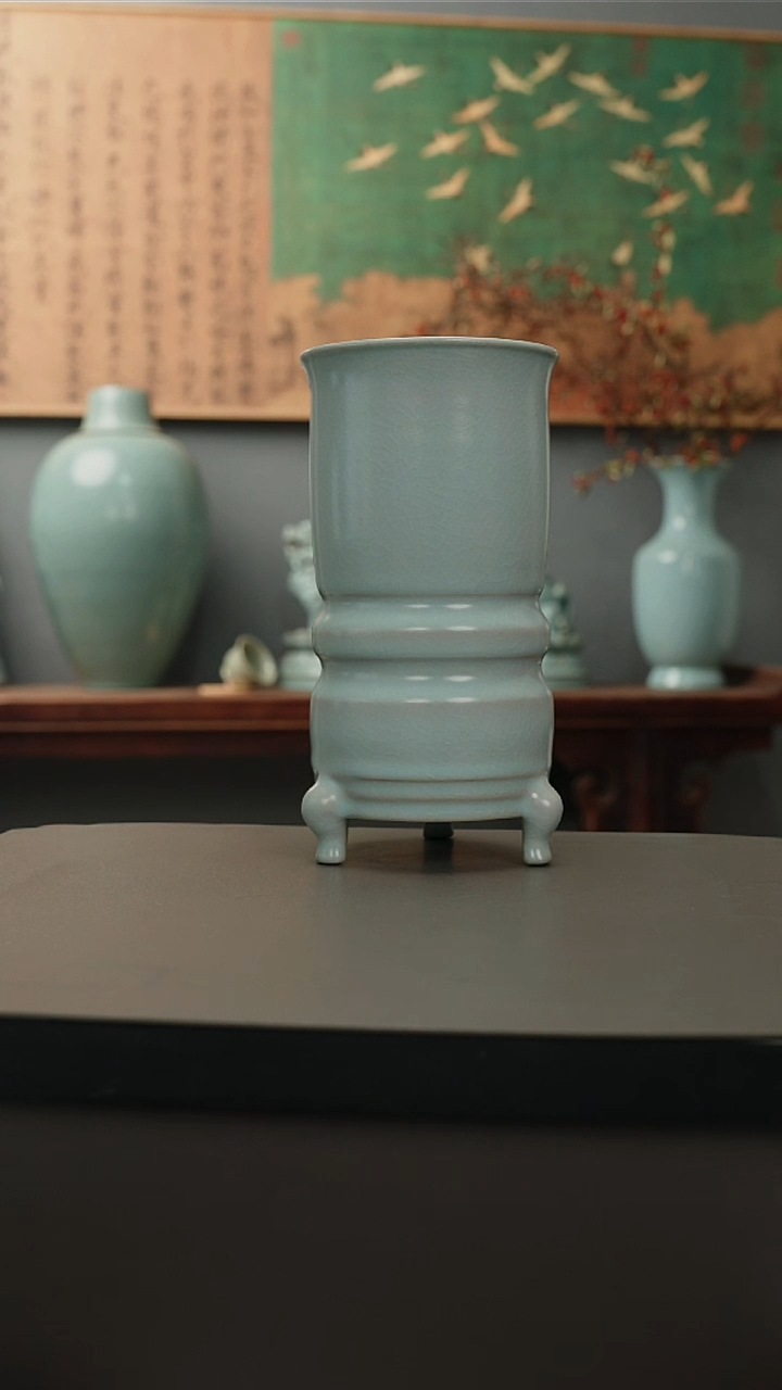 原产地原矿   三足杯