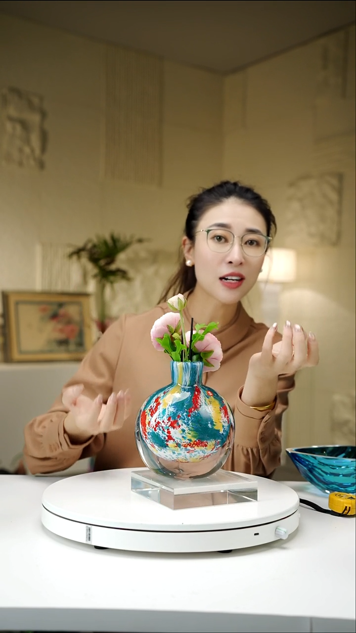 手工艺品琉璃莫奈设计款香薰瓶