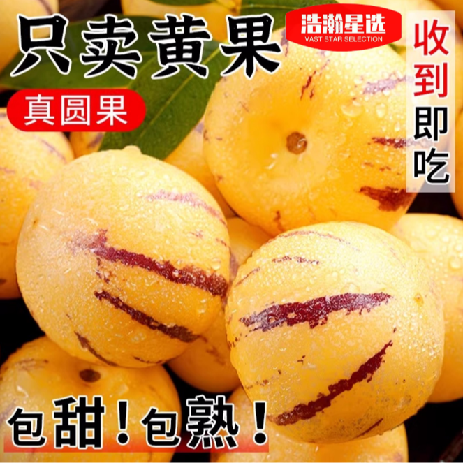 HH云南石林人参果带箱5斤装单果80g+约18-29个