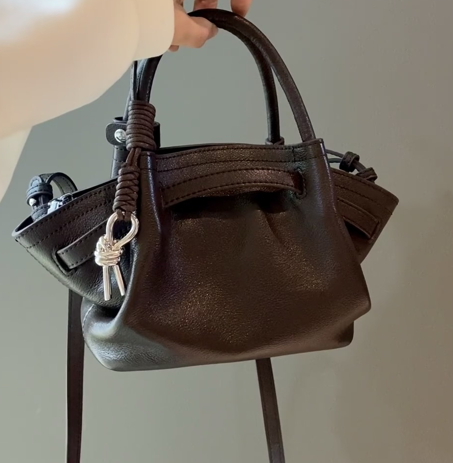 0711-0745新款白色百搭千鸟格手提包包牛仔