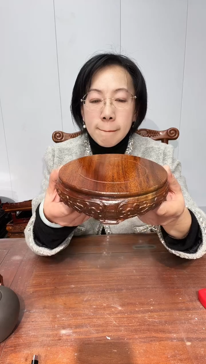 木老花圆形16.5*17.5*5