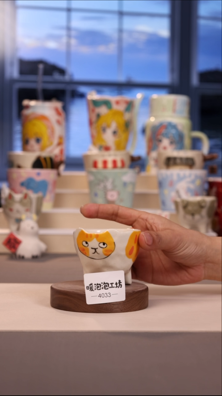 摆件景德镇原创手工陶瓷4033