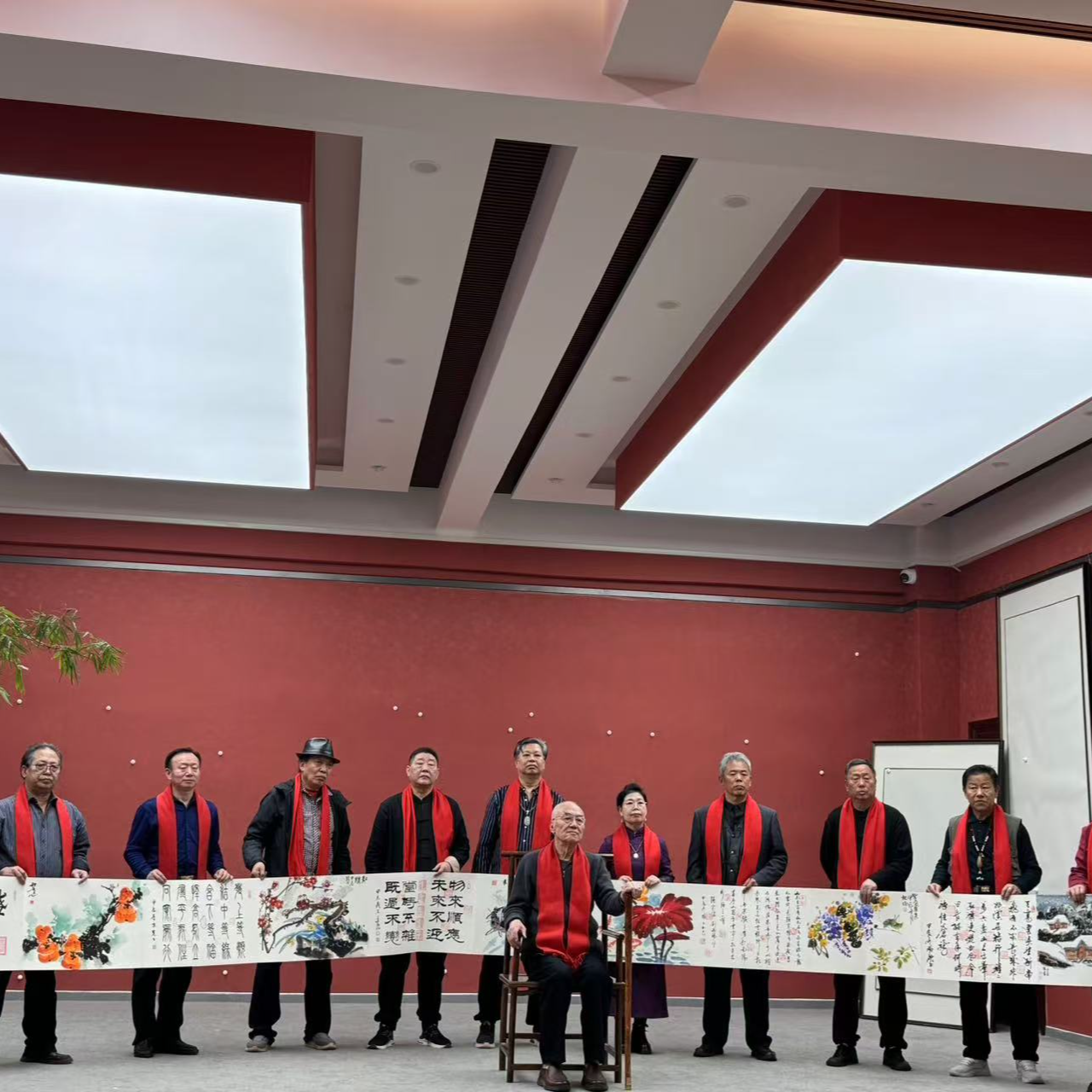 合作红木册页+12位老师现场共创+红木锦盒发货+带防伪