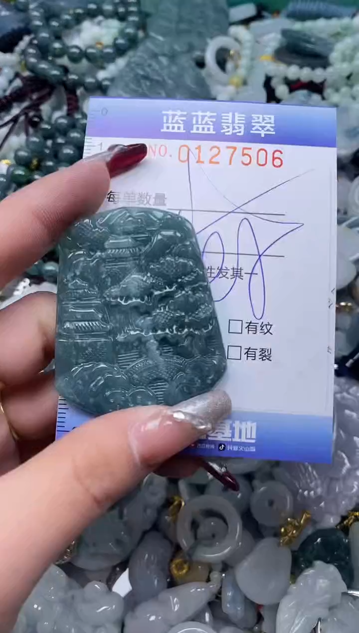 【闪购商品】翡翠颈饰未镶嵌闪购0127506多样性发其一