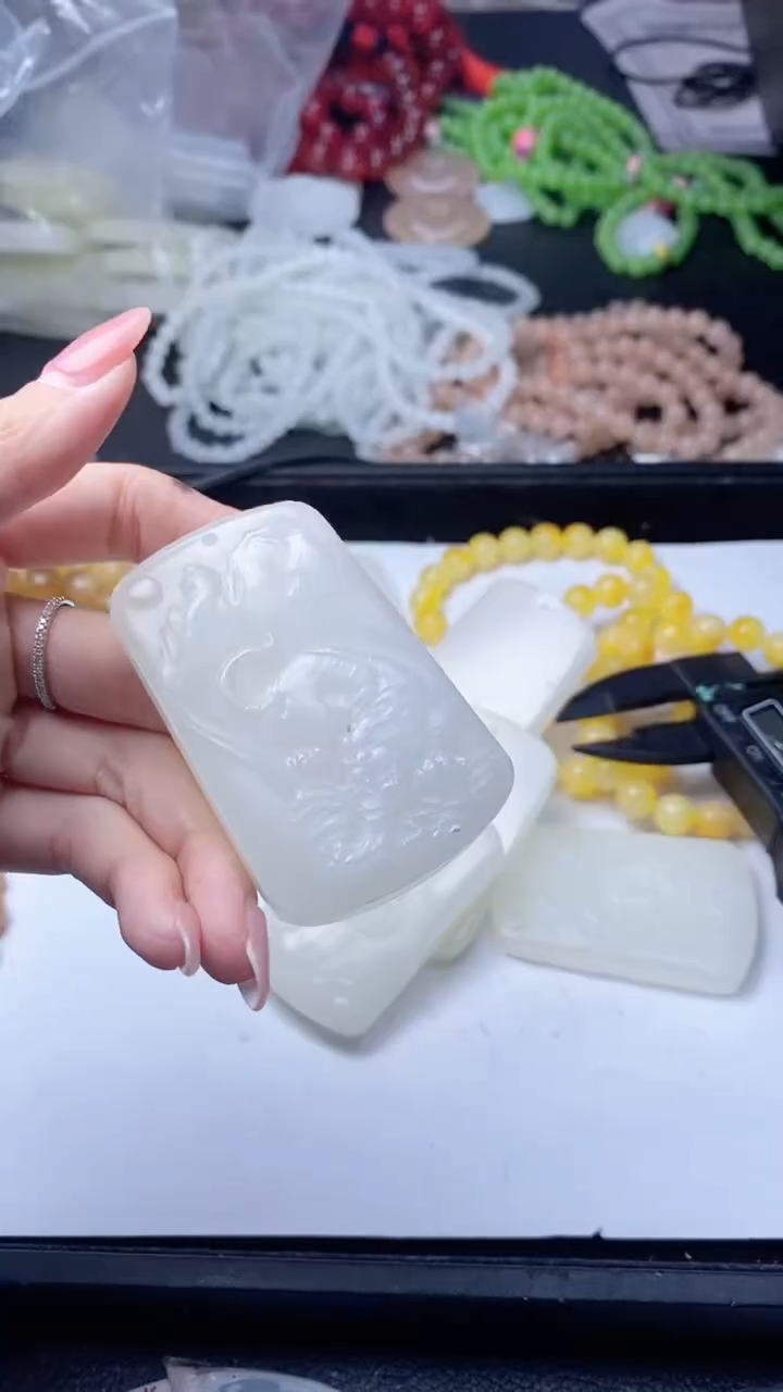 和田玉未镶嵌颈饰158   吊坠