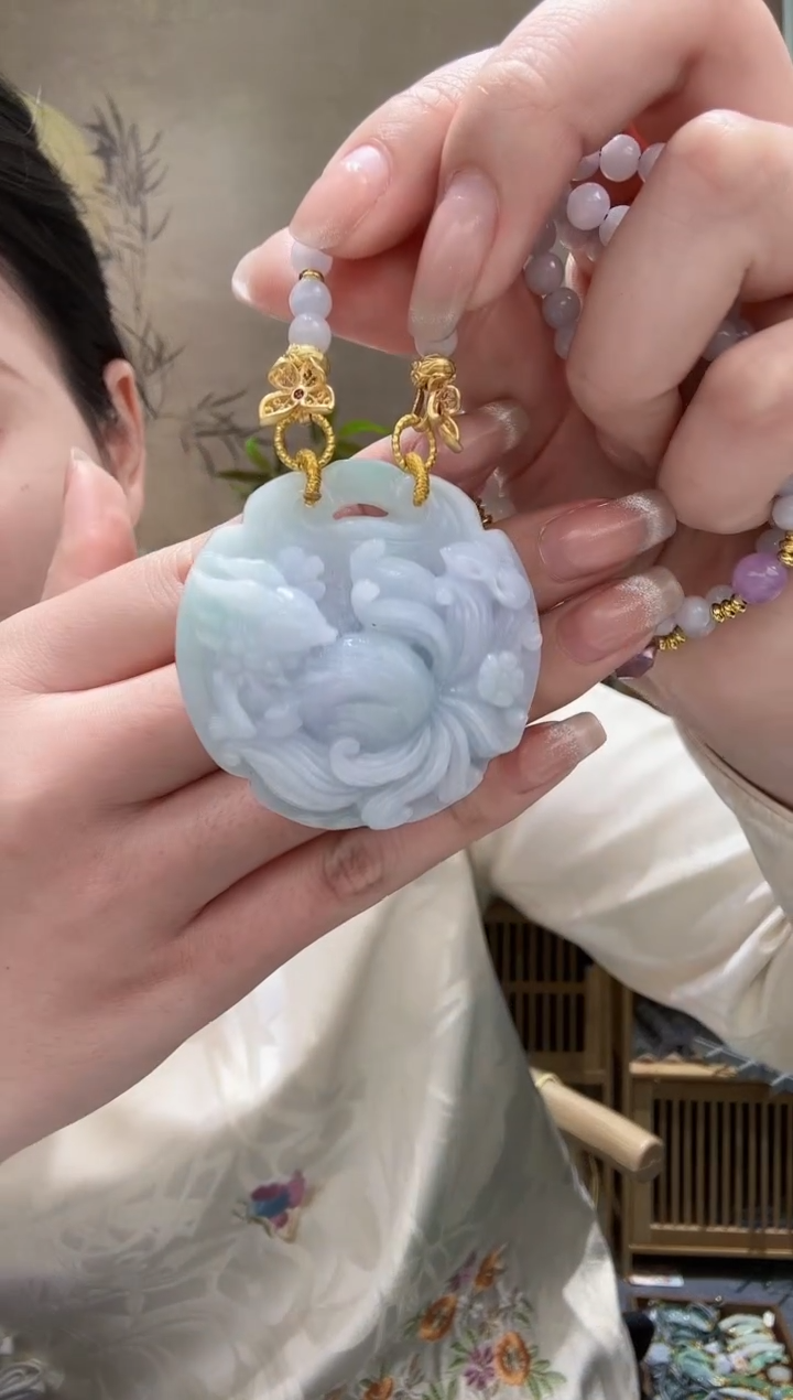 【闪购商品】翡翠耳饰未镶嵌吊坠