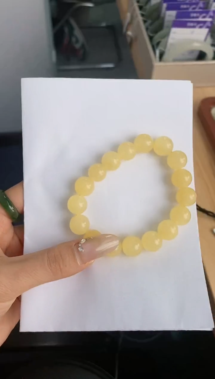 【闪购商品】石英质玉手链未镶嵌555微色差T5