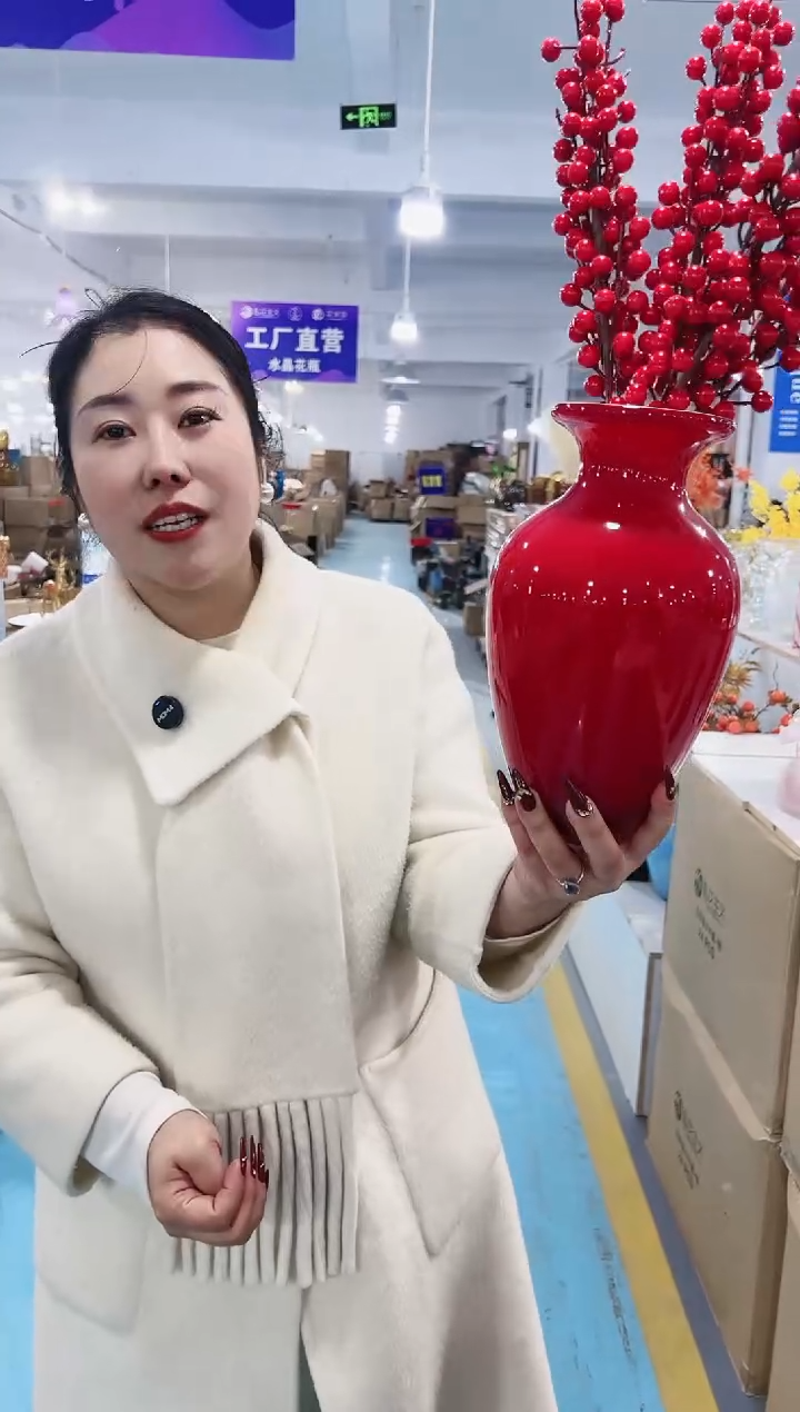 【闪购商品】玻璃花伴你花瓶-OH90