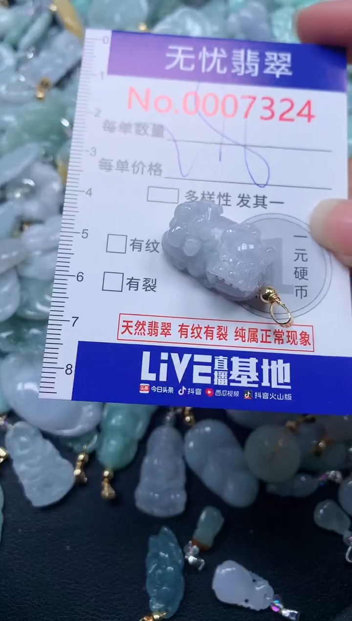 颈饰未镶嵌翡翠7324