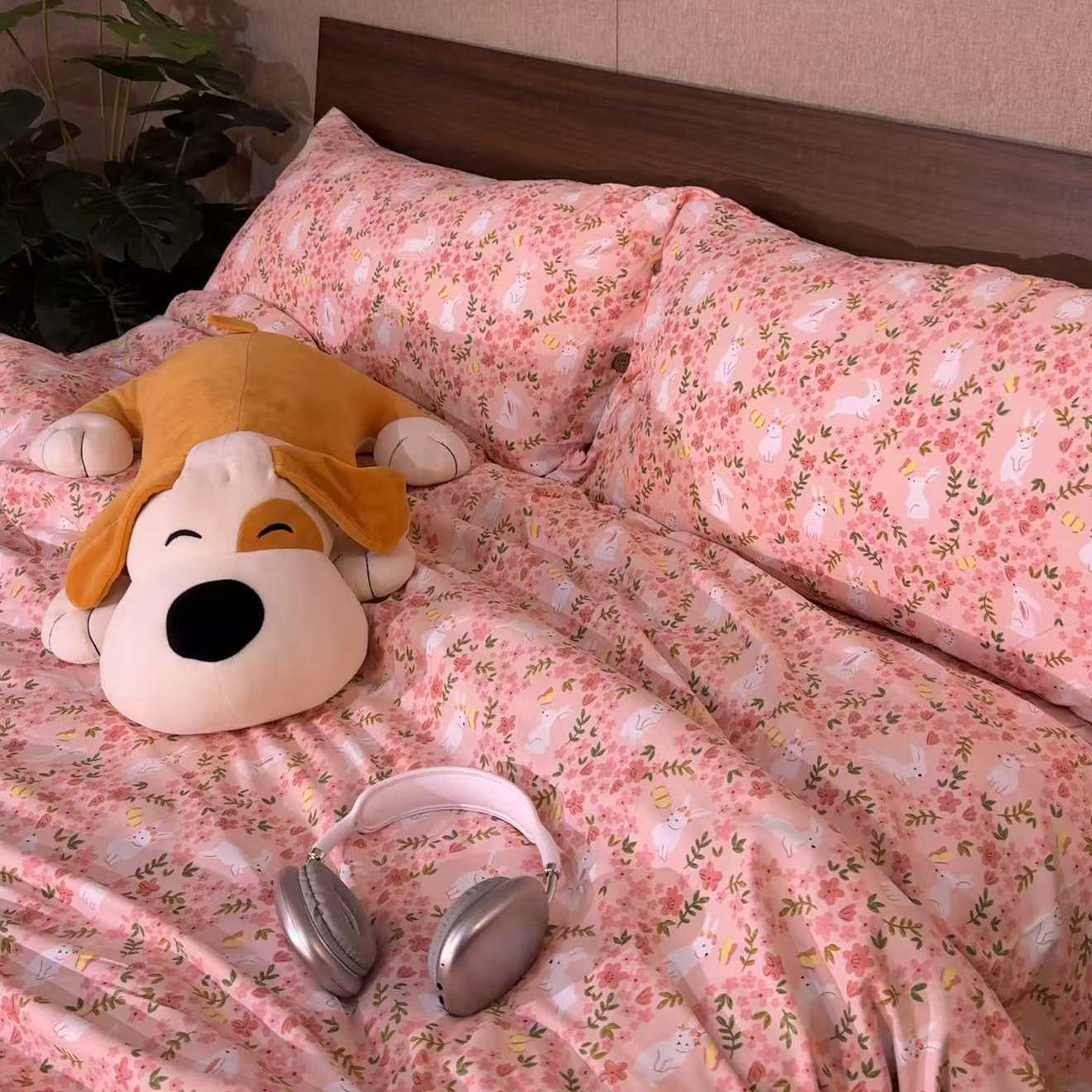 花园小兔C09床单四季通用