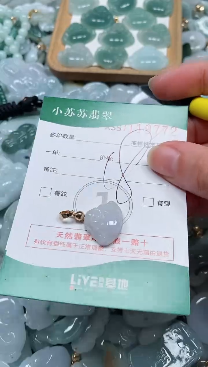 【闪购商品】翡翠颈饰未镶嵌闪购商品0119772