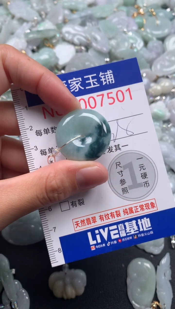 颈饰未镶嵌翡翠7501