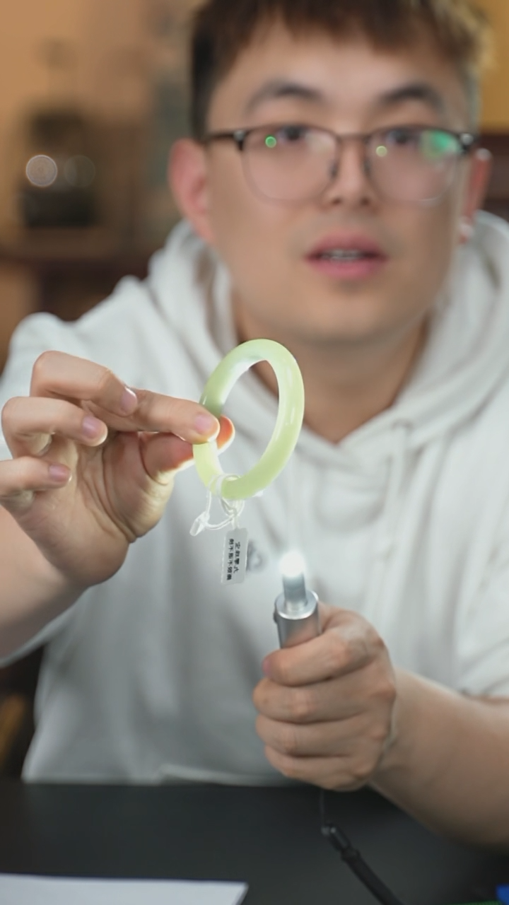 【闪购商品】和田玉手镯未镶嵌90号圈口56.5