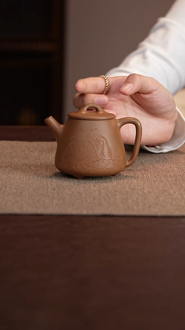 【闪购商品】紫砂茶壶明朝土高石瓢