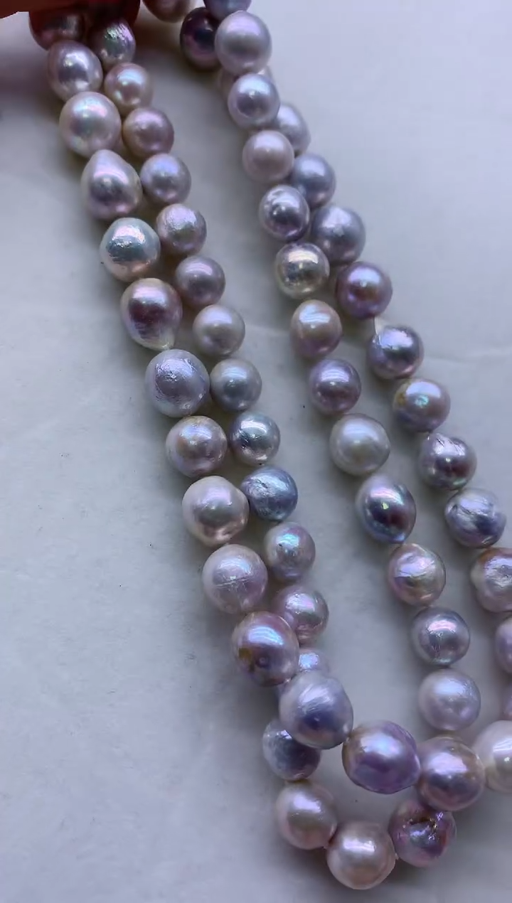 【闪购商品】淡水珍珠项链银S925镶嵌多发其一