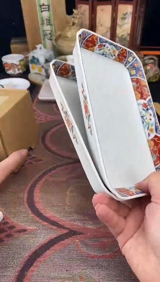 瓷片素*散瓷默认微瑕，看清尺寸品相再拍
