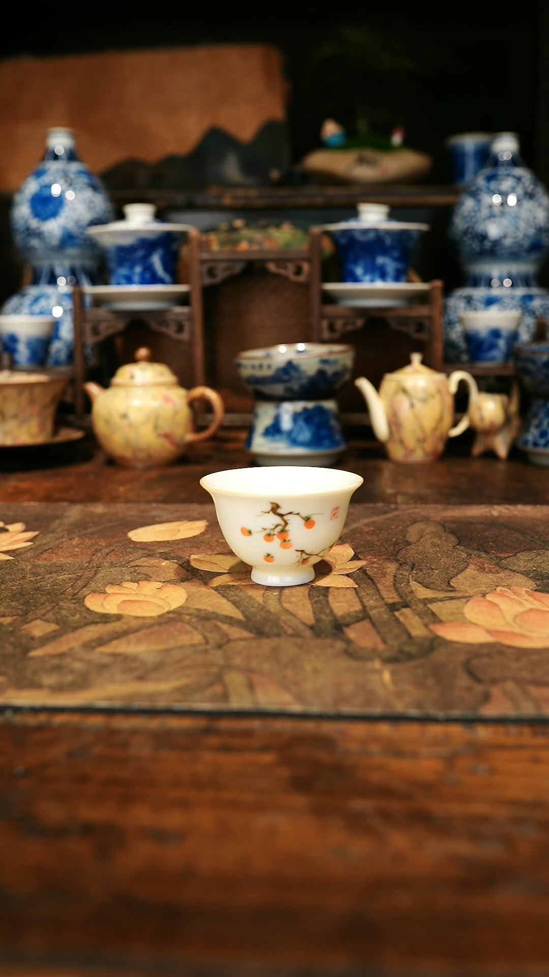 【闪购商品】陶瓷事事如意客杯