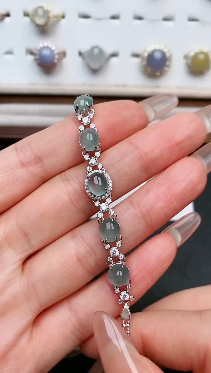 【闪购商品】翡翠戒指银S925镶嵌.....