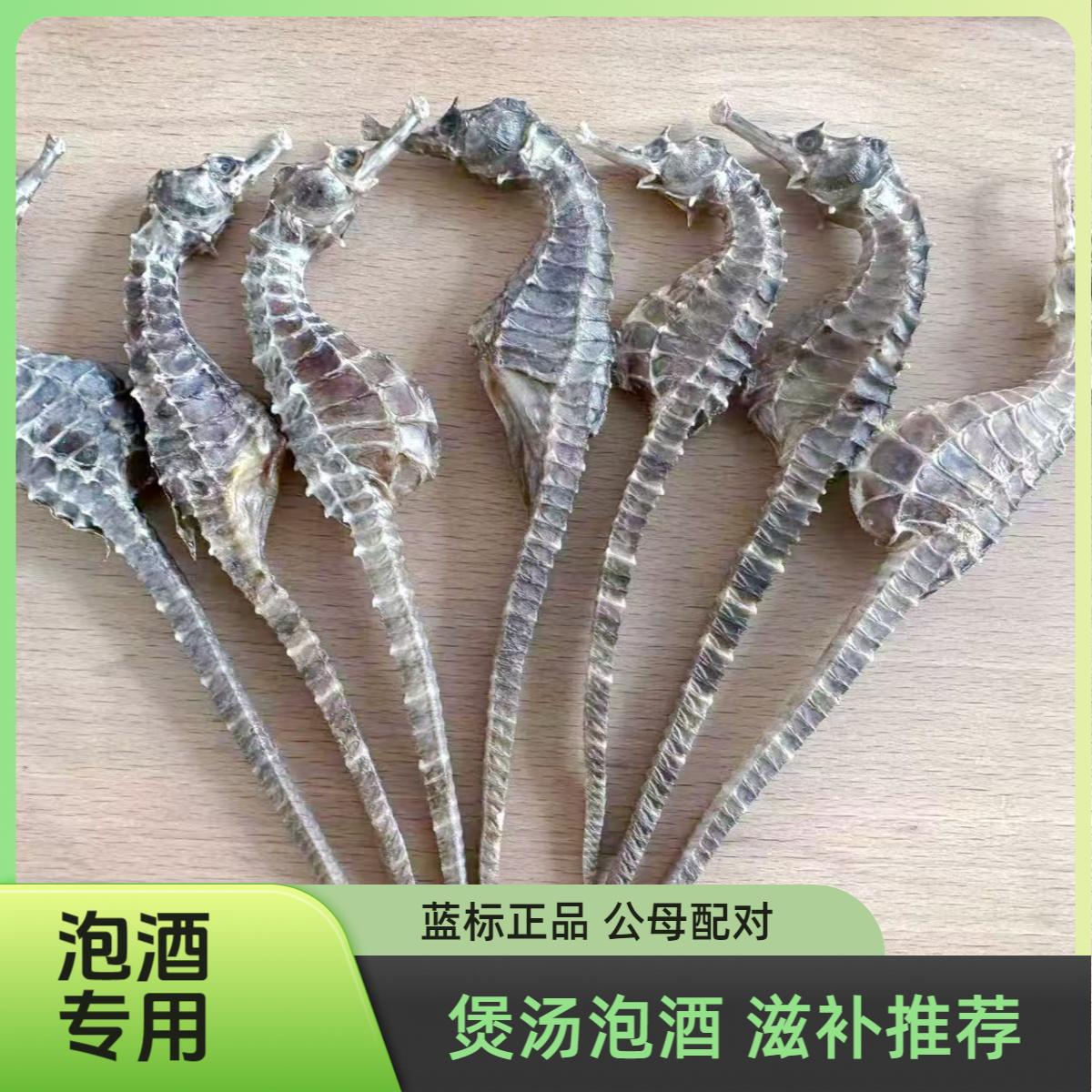 【正品】精选马鱼干货蓝标正品生晒足干泡酒煲汤 自然晾晒公母配对