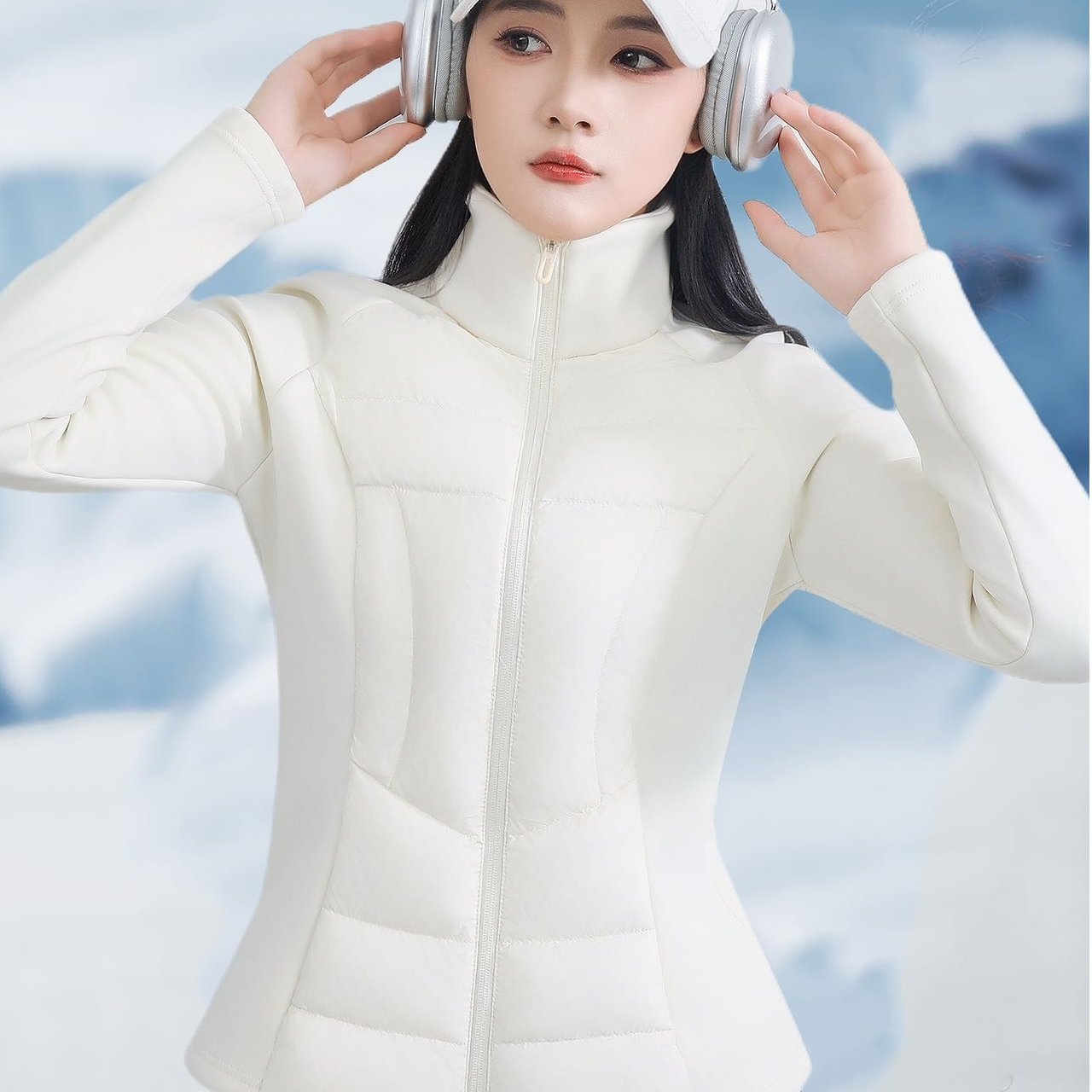  90鹅绒！鹅绒小蛮腰轻暖时尚修身显瘦羽绒服6602